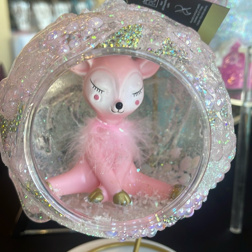 3D RETRO RESIN BLING CHRISTMAS ORNAMENT only 1 made , CUSTOM ORDERS CHRISTMAS